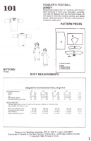 Back view of pattern 101