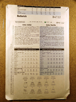 Back view of pattern B4722