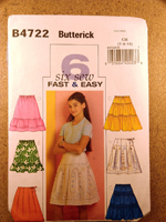 Front view of pattern B4722
