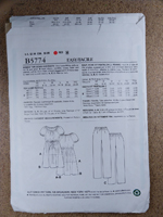 Back view of pattern B5774