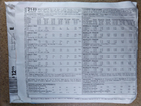 Back view of pattern M2149