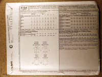 Back view of pattern M4164