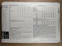 Back view of pattern N6705