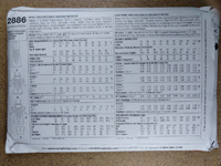 Back view of pattern S2886