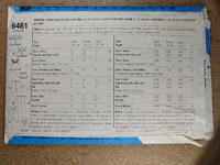 Back view of pattern S6481