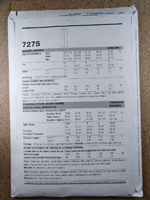 Back view of pattern S7275