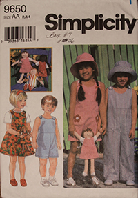 Front view of pattern S9650